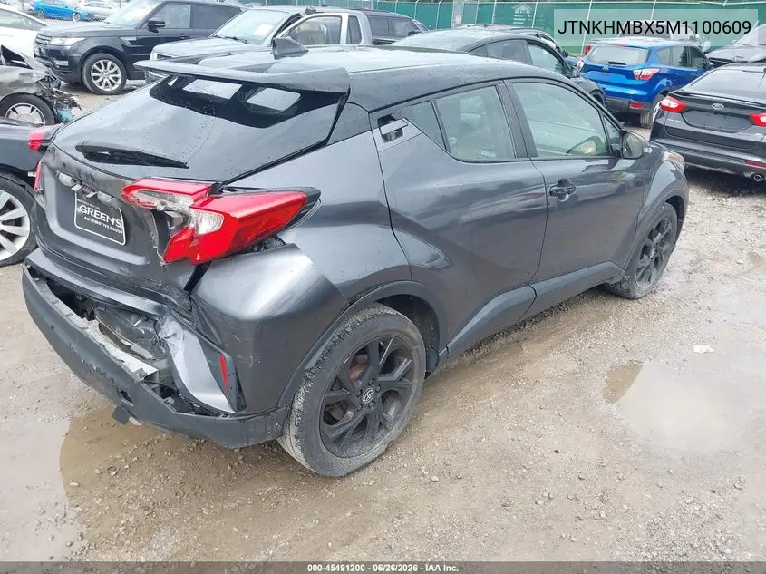 2021 Toyota C-Hr Nightshade Edition VIN: JTNKHMBX5M1100609 Lot: 45491200
