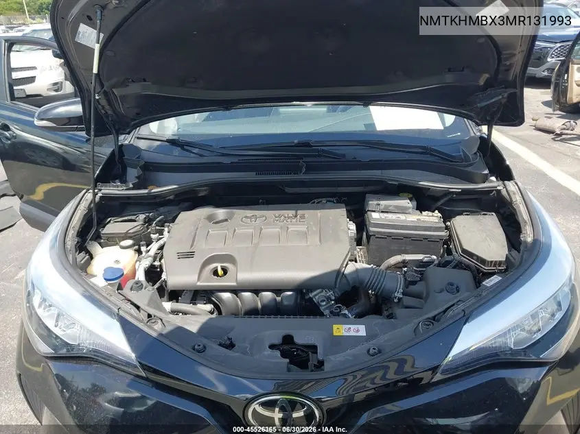 2021 Toyota C-Hr Le VIN: NMTKHMBX3MR131993 Lot: 45526365