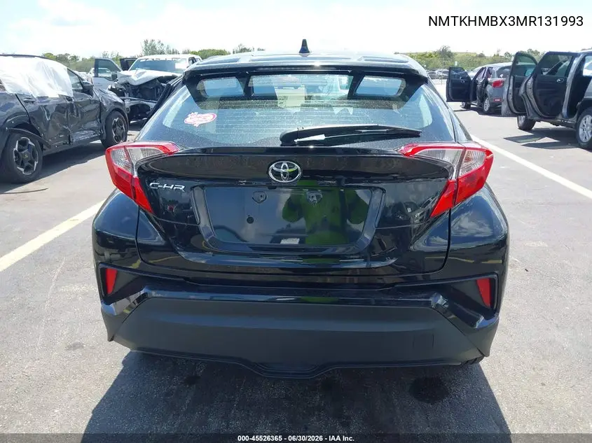 2021 Toyota C-Hr Le VIN: NMTKHMBX3MR131993 Lot: 45526365