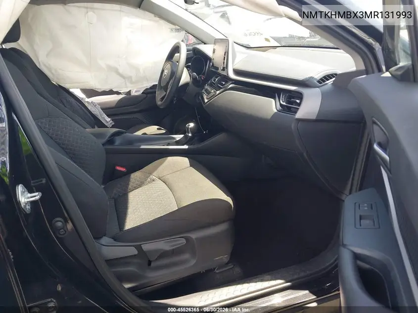 2021 Toyota C-Hr Le VIN: NMTKHMBX3MR131993 Lot: 45526365