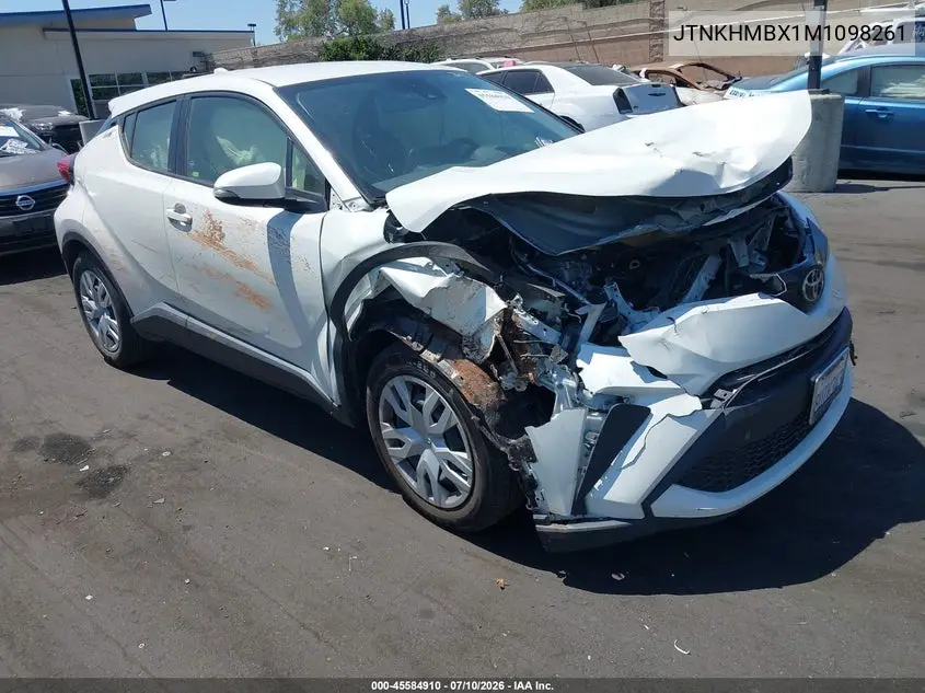 2021 Toyota C-Hr Le VIN: JTNKHMBX1M1098261 Lot: 45584910