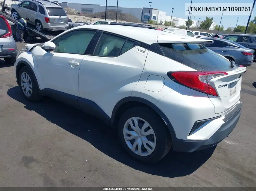 2021 Toyota C-Hr Le VIN: JTNKHMBX1M1098261 Lot: 45584910