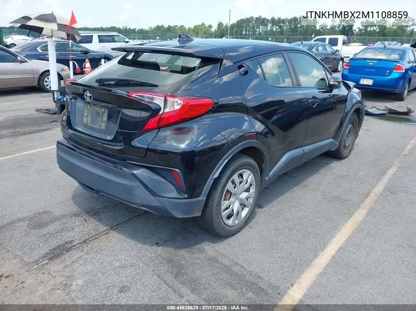 2021 Toyota C-Hr Le VIN: JTNKHMBX2M1108859 Lot: 45636629