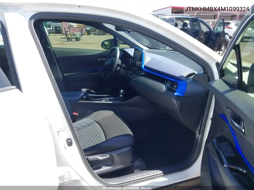 2021 Toyota C-Hr Xle VIN: JTNKHMBX4M1099324 Lot: 45640238