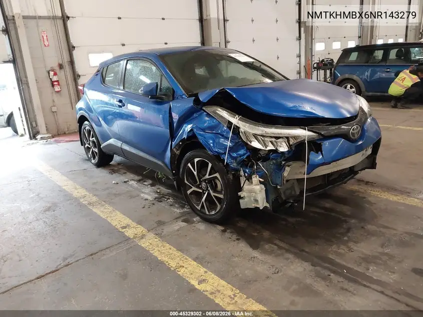 2022 Toyota C-Hr Xle VIN: NMTKHMBX6NR143279 Lot: 45329302