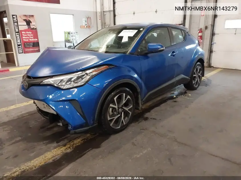 2022 Toyota C-Hr Xle VIN: NMTKHMBX6NR143279 Lot: 45329302