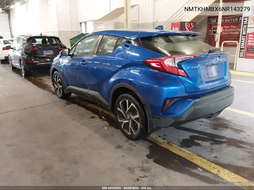 2022 Toyota C-Hr Xle VIN: NMTKHMBX6NR143279 Lot: 45329302