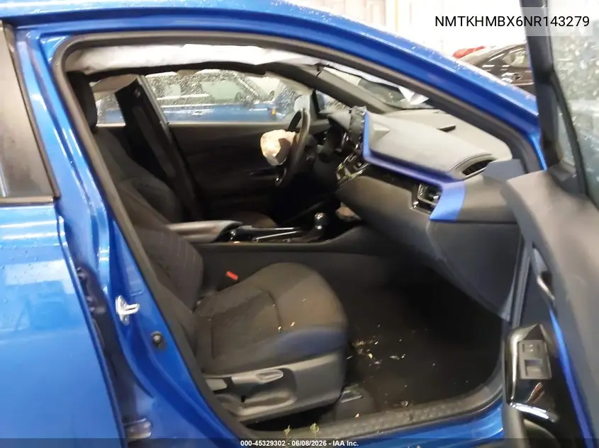 2022 Toyota C-Hr Xle VIN: NMTKHMBX6NR143279 Lot: 45329302