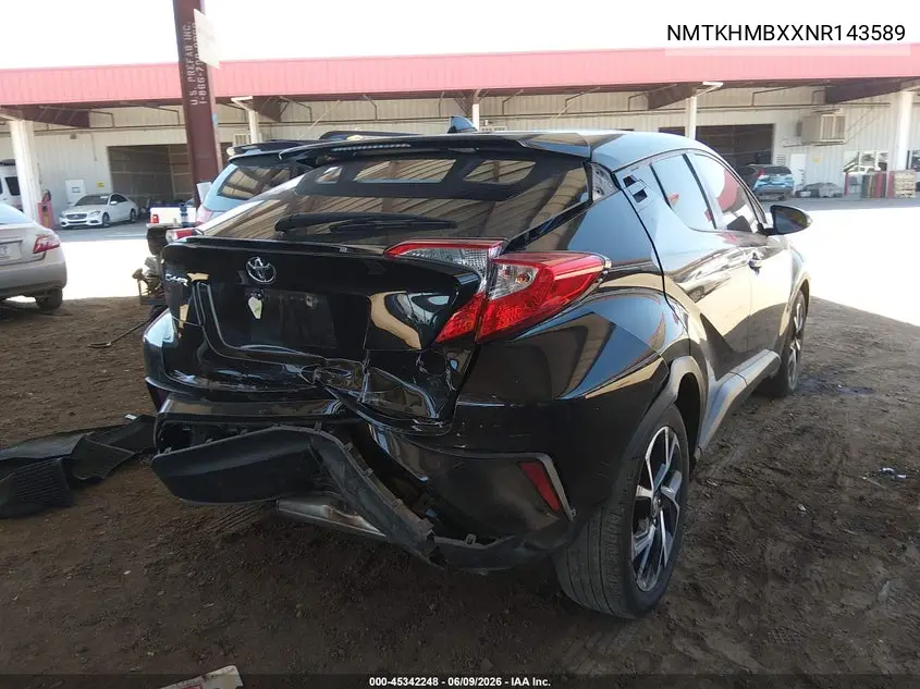 2022 Toyota C-Hr Xle VIN: NMTKHMBXXNR143589 Lot: 45342248