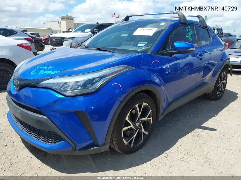 2022 Toyota C-Hr Xle VIN: NMTKHMBX7NR140729 Lot: 45363991