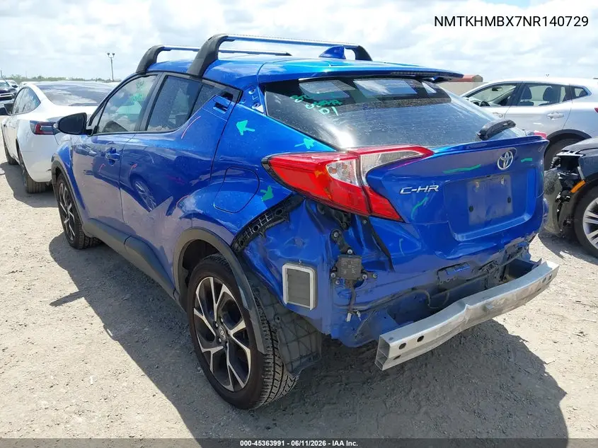 2022 Toyota C-Hr Xle VIN: NMTKHMBX7NR140729 Lot: 45363991