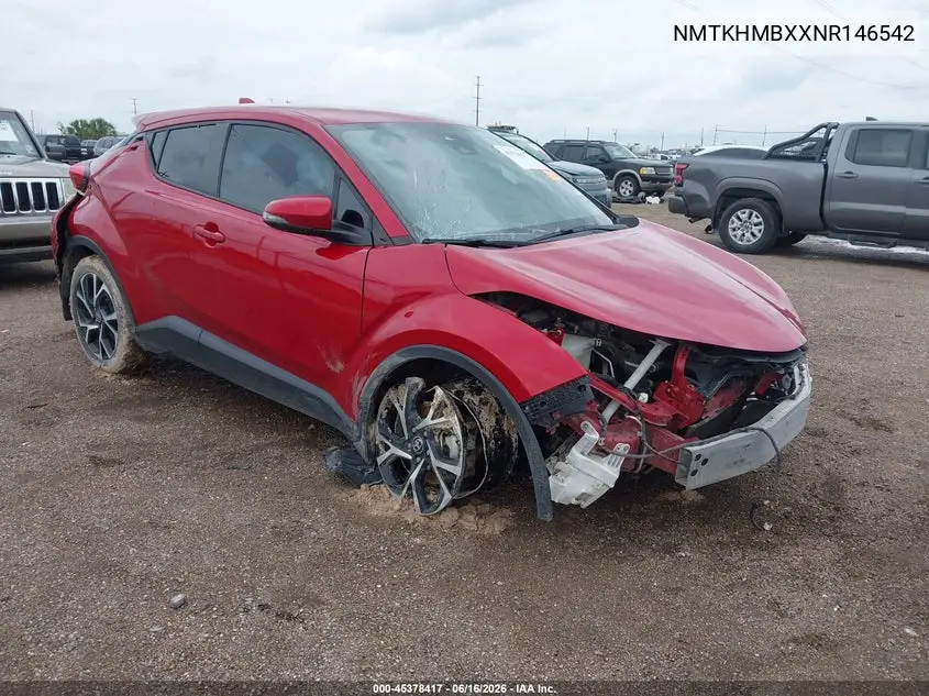 2022 Toyota C-Hr Xle VIN: NMTKHMBXXNR146542 Lot: 45378417