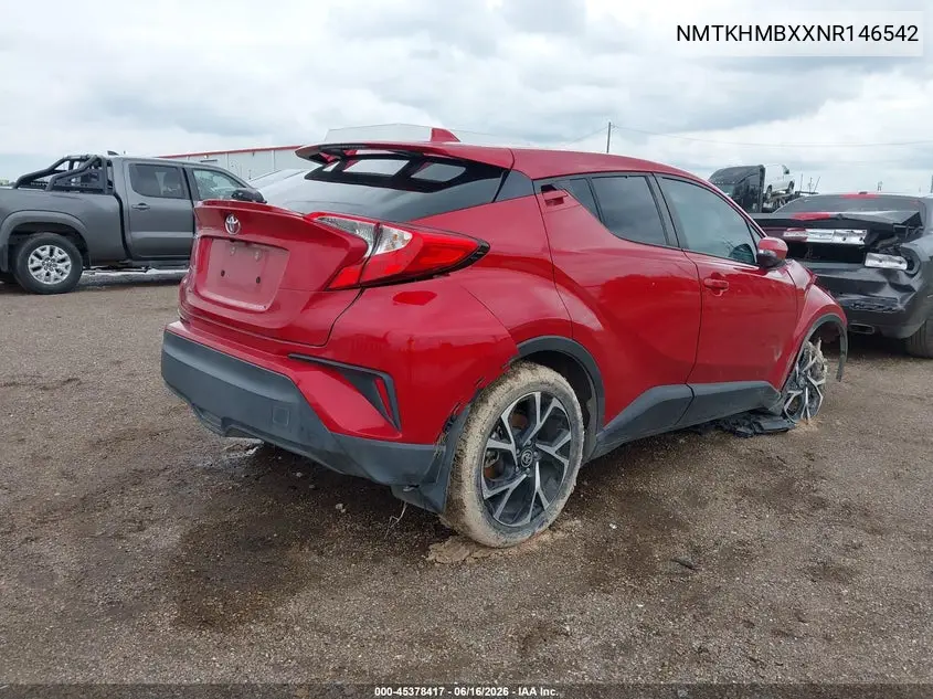 2022 Toyota C-Hr Xle VIN: NMTKHMBXXNR146542 Lot: 45378417