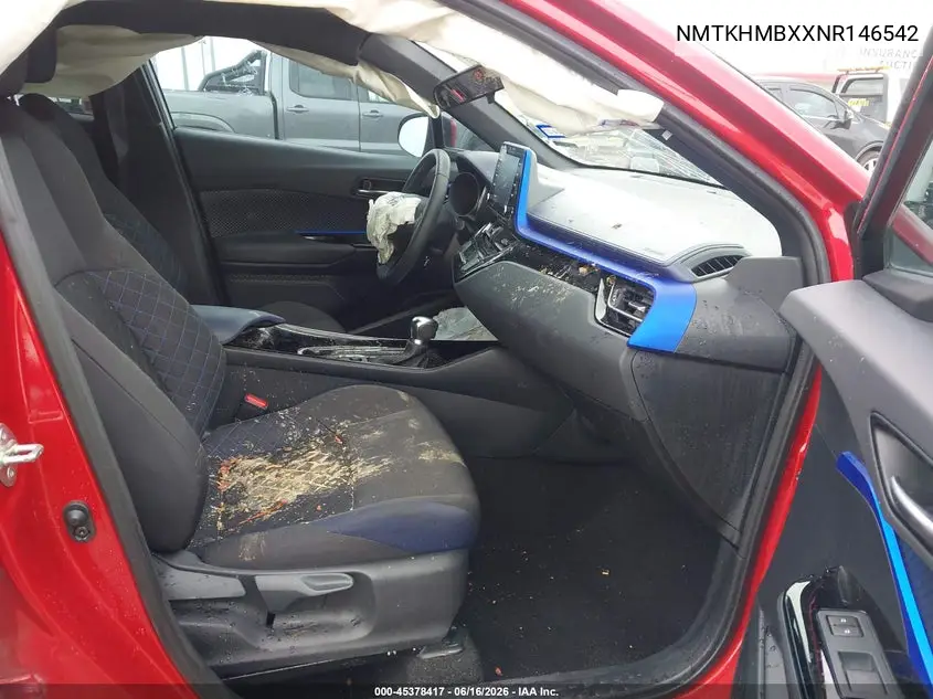 2022 Toyota C-Hr Xle VIN: NMTKHMBXXNR146542 Lot: 45378417