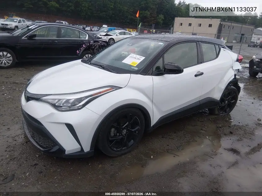 2022 Toyota C-Hr Nightshade Edition VIN: JTNKHMBX6N1133037 Lot: 45558289
