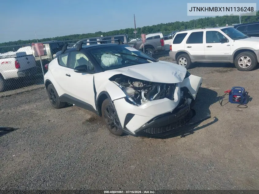 2022 Toyota C-Hr Nightshade Edition VIN: JTNKHMBX1N1136248 Lot: 45601061