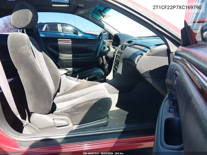 1999 Toyota Camry Solara Se V6 VIN: 2T1CF22P7XC169790 Lot: 45427212