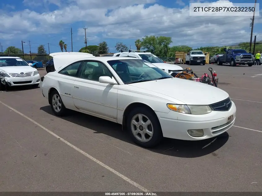 1999 Toyota Camry Solara Se V6 VIN: 2T1CF28P7XC232250 Lot: 45497305