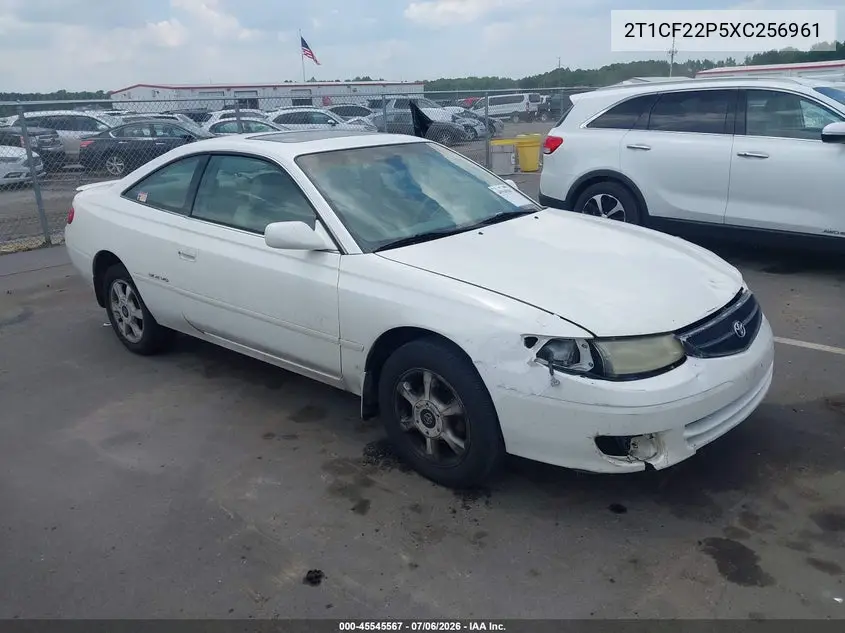 1999 Toyota Camry Solara Sle VIN: 2T1CF22P5XC256961 Lot: 45545567