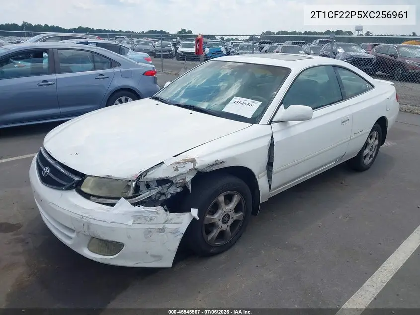 1999 Toyota Camry Solara Sle VIN: 2T1CF22P5XC256961 Lot: 45545567