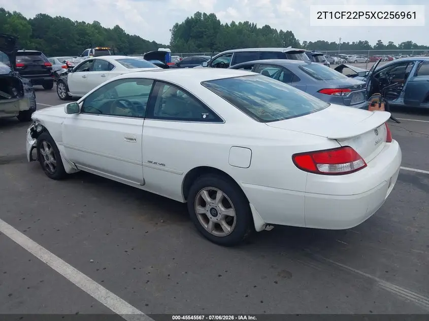 1999 Toyota Camry Solara Sle VIN: 2T1CF22P5XC256961 Lot: 45545567