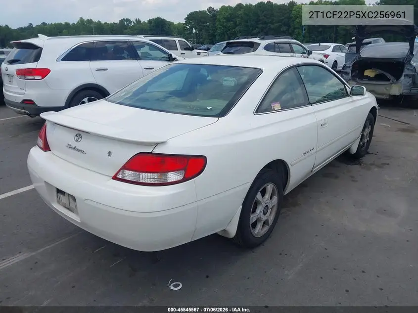1999 Toyota Camry Solara Sle VIN: 2T1CF22P5XC256961 Lot: 45545567