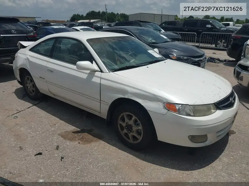 1999 Toyota Camry Solara VIN: 2T1CF22P7XC121626 Lot: 45555887