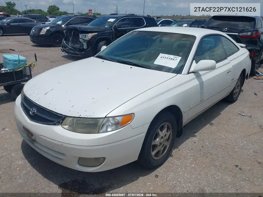 1999 Toyota Camry Solara VIN: 2T1CF22P7XC121626 Lot: 45555887