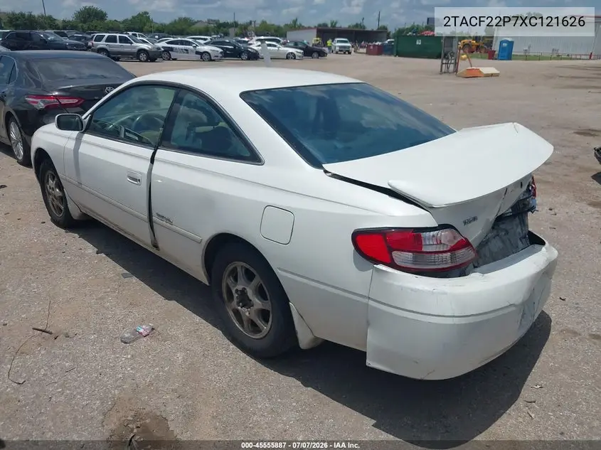 1999 Toyota Camry Solara VIN: 2T1CF22P7XC121626 Lot: 45555887