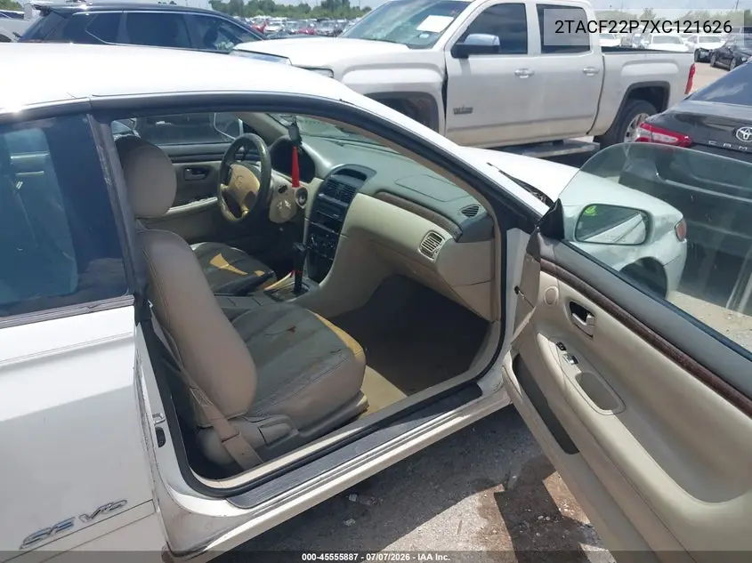 1999 Toyota Camry Solara VIN: 2T1CF22P7XC121626 Lot: 45555887