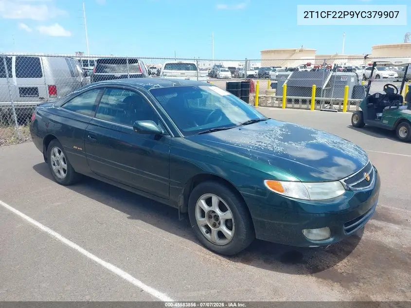 2000 Toyota Camry Solara Se V6 VIN: 2T1CF22P9YC379907 Lot: 45583856