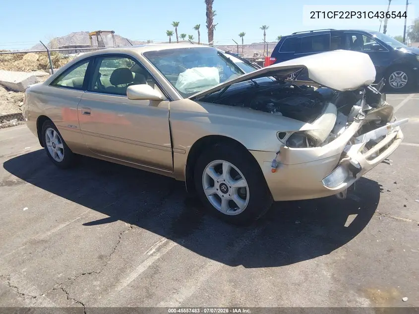 2001 Toyota Camry Solara Se V6 VIN: 2T1CF22P31C436544 Lot: 45557483