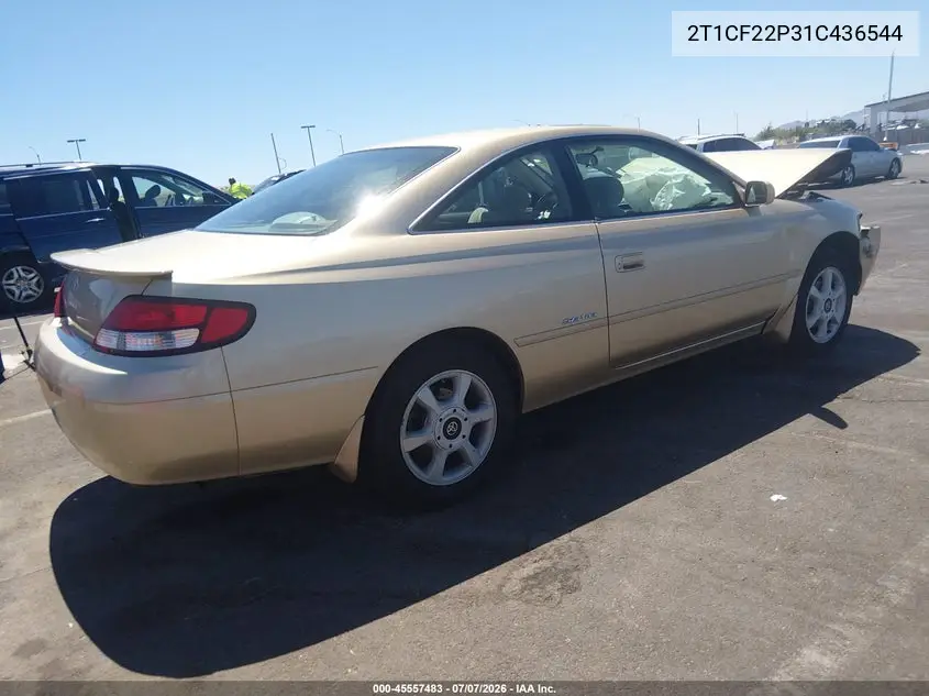 2001 Toyota Camry Solara Se V6 VIN: 2T1CF22P31C436544 Lot: 45557483