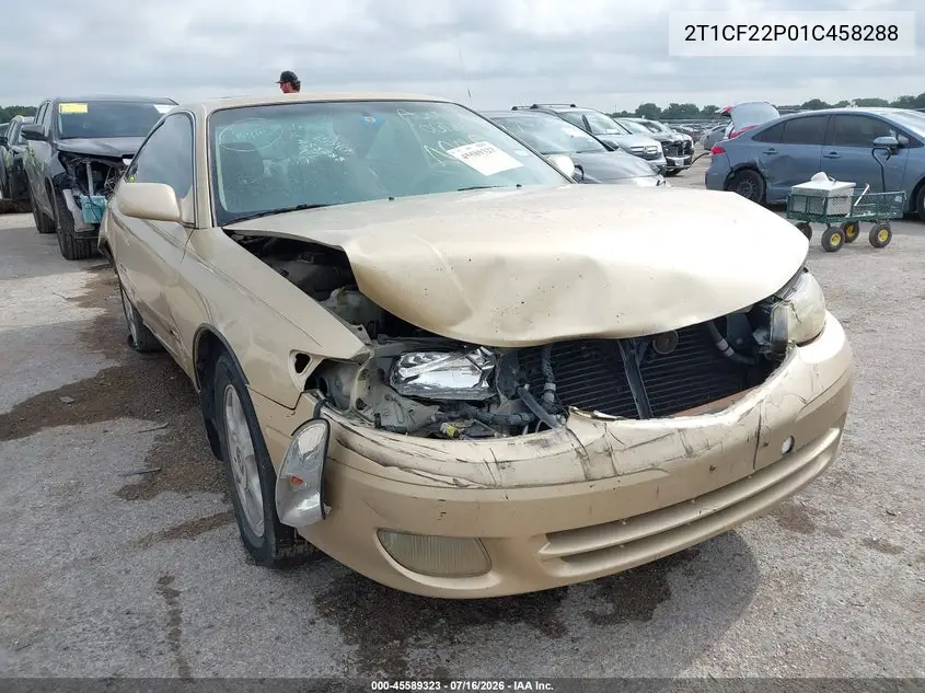 2001 Toyota Camry Solara Sle V6 VIN: 2T1CF22P01C458288 Lot: 45589323