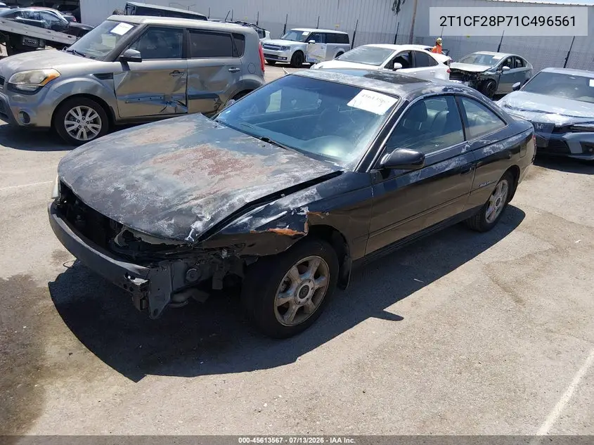 2001 Toyota Camry Solara Sle V6 VIN: 2T1CF28P71C496561 Lot: 45613567