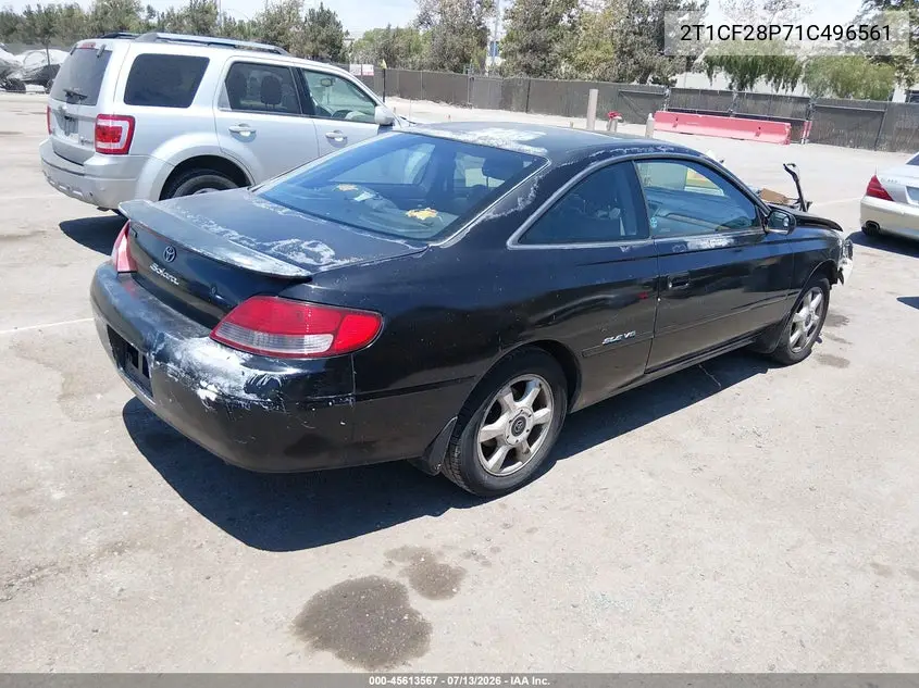 2001 Toyota Camry Solara Sle V6 VIN: 2T1CF28P71C496561 Lot: 45613567