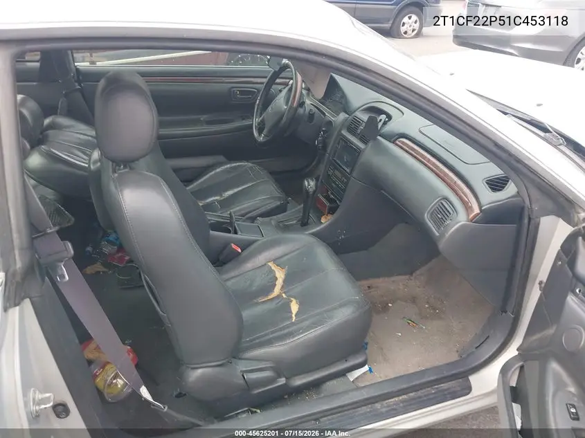 2001 Toyota Camry Solara Sle V6 VIN: 2T1CF22P51C453118 Lot: 45625201