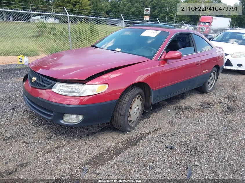 2001 Toyota Camry Solara Sle V6 VIN: 2T1CF22P41C479791 Lot: 45662142