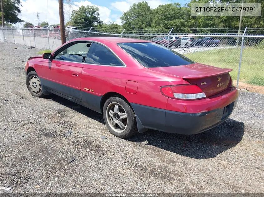 2001 Toyota Camry Solara Sle V6 VIN: 2T1CF22P41C479791 Lot: 45662142