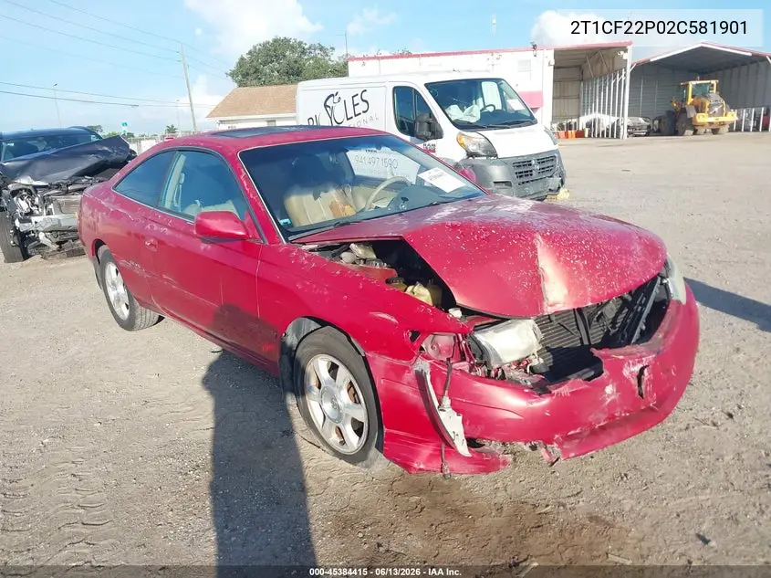 2002 Toyota Camry Solara Se VIN: 2T1CF22P02C581901 Lot: 45384415