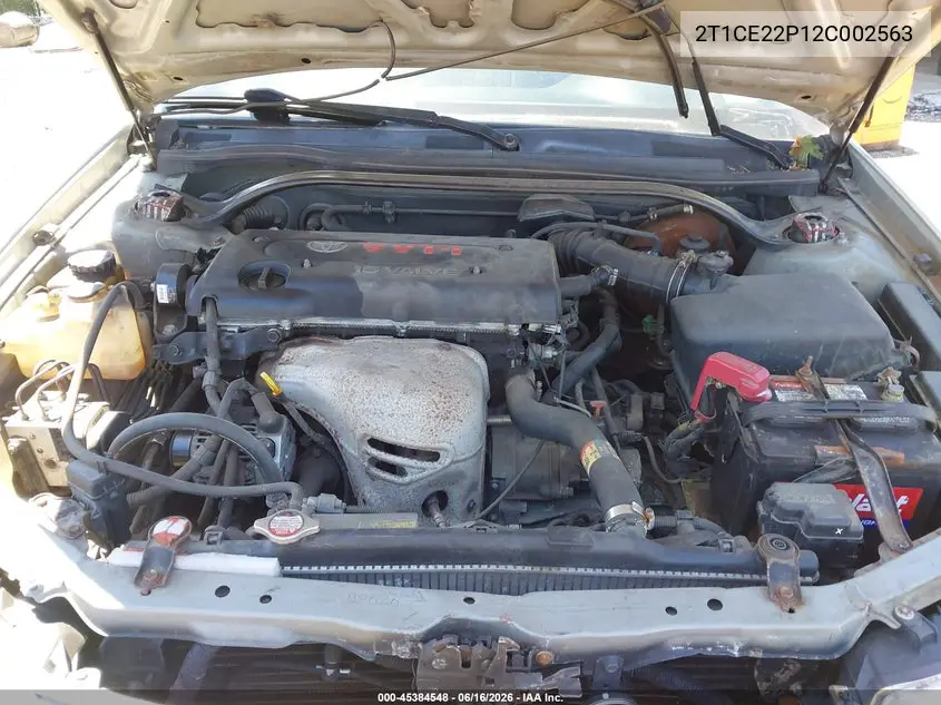 2002 Toyota Camry Solara Se VIN: 2T1CE22P12C002563 Lot: 45384548