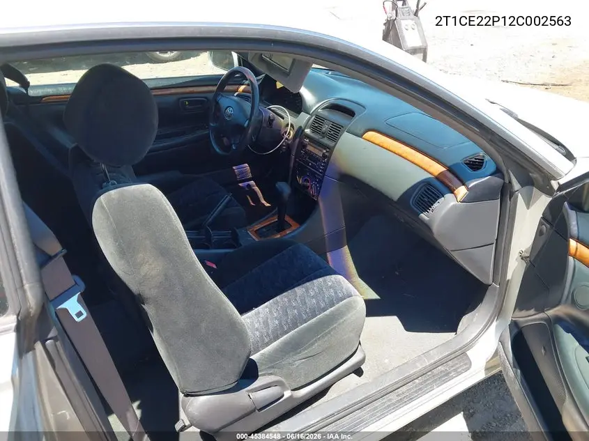 2002 Toyota Camry Solara Se VIN: 2T1CE22P12C002563 Lot: 45384548