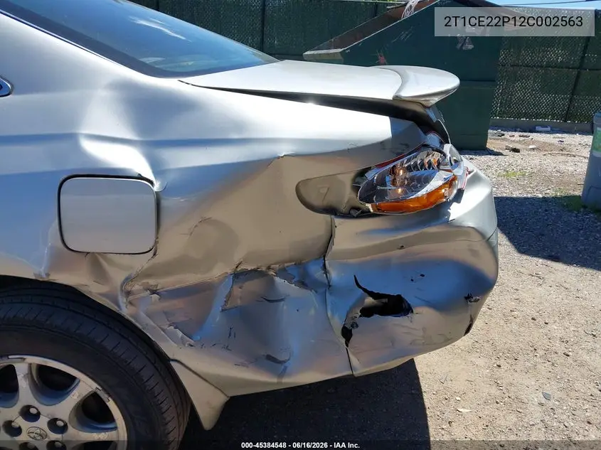 2002 Toyota Camry Solara Se VIN: 2T1CE22P12C002563 Lot: 45384548