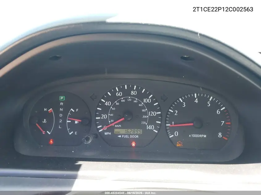 2002 Toyota Camry Solara Se VIN: 2T1CE22P12C002563 Lot: 45384548