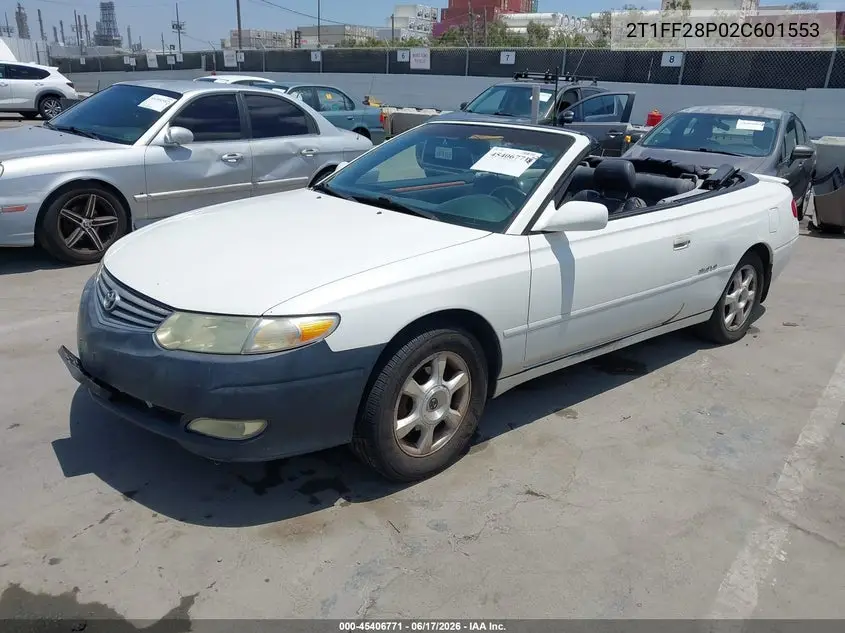2002 Toyota Camry Solara Sle VIN: 2T1FF28P02C601553 Lot: 45406771