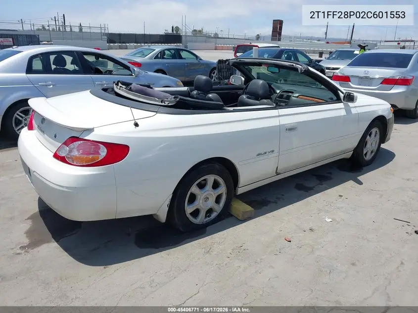 2002 Toyota Camry Solara Sle VIN: 2T1FF28P02C601553 Lot: 45406771