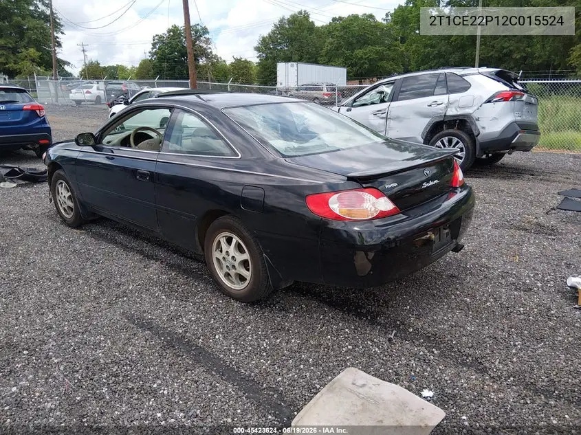 2002 Toyota Camry Solara Se VIN: 2T1CE22P12C015524 Lot: 45423624
