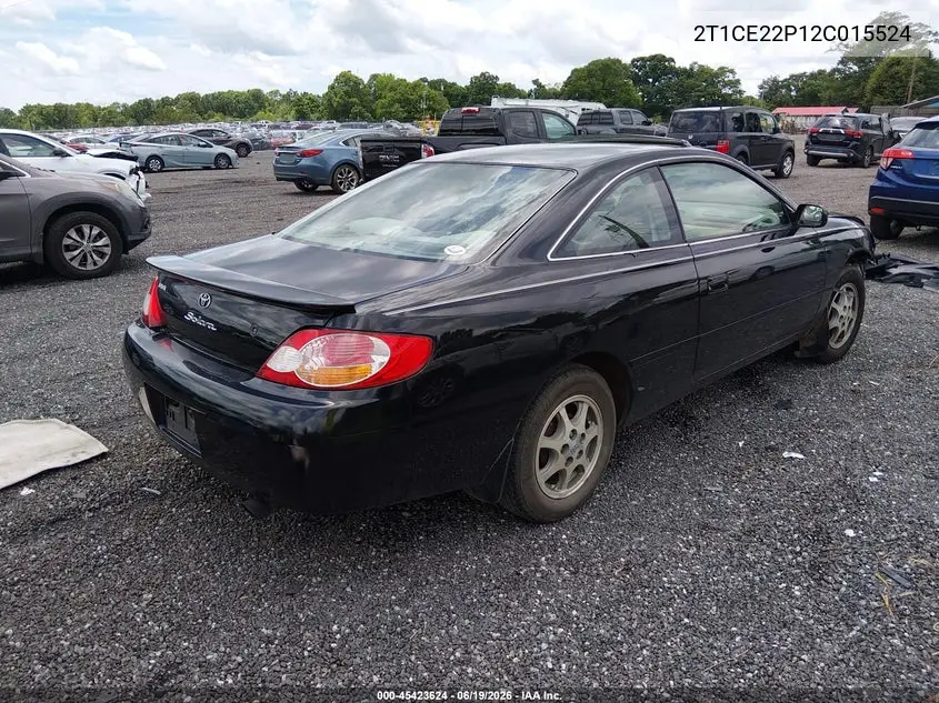 2002 Toyota Camry Solara Se VIN: 2T1CE22P12C015524 Lot: 45423624