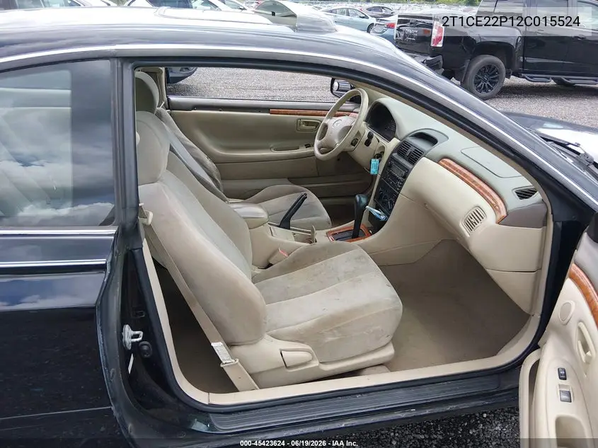 2002 Toyota Camry Solara Se VIN: 2T1CE22P12C015524 Lot: 45423624