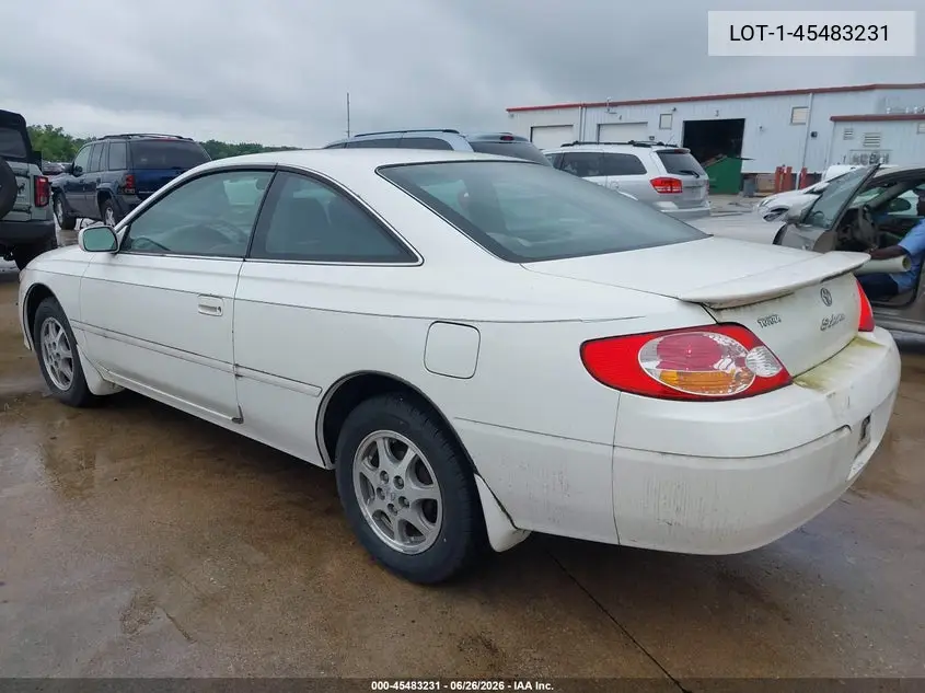 2002 Toyota Camry Solara Se VIN: 2T1CE22P02C017149 Lot: 45483231